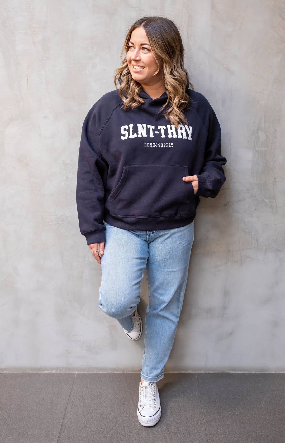 Silent Theory - Focus Hoodie Navy