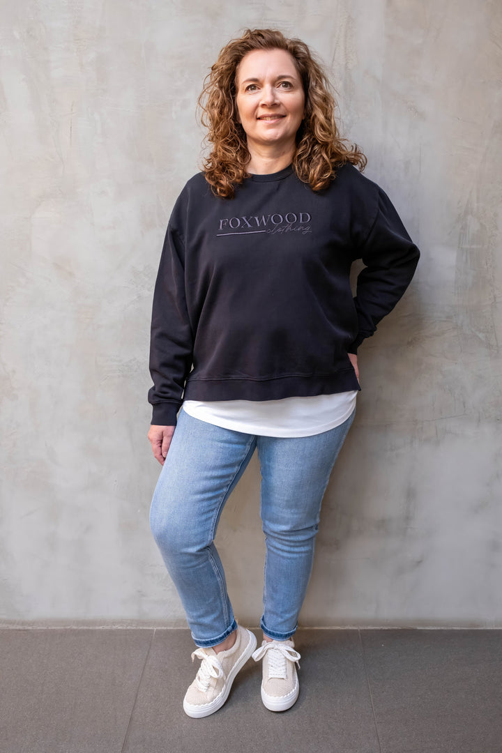 Foxwood - Trademark Crew Washed Black