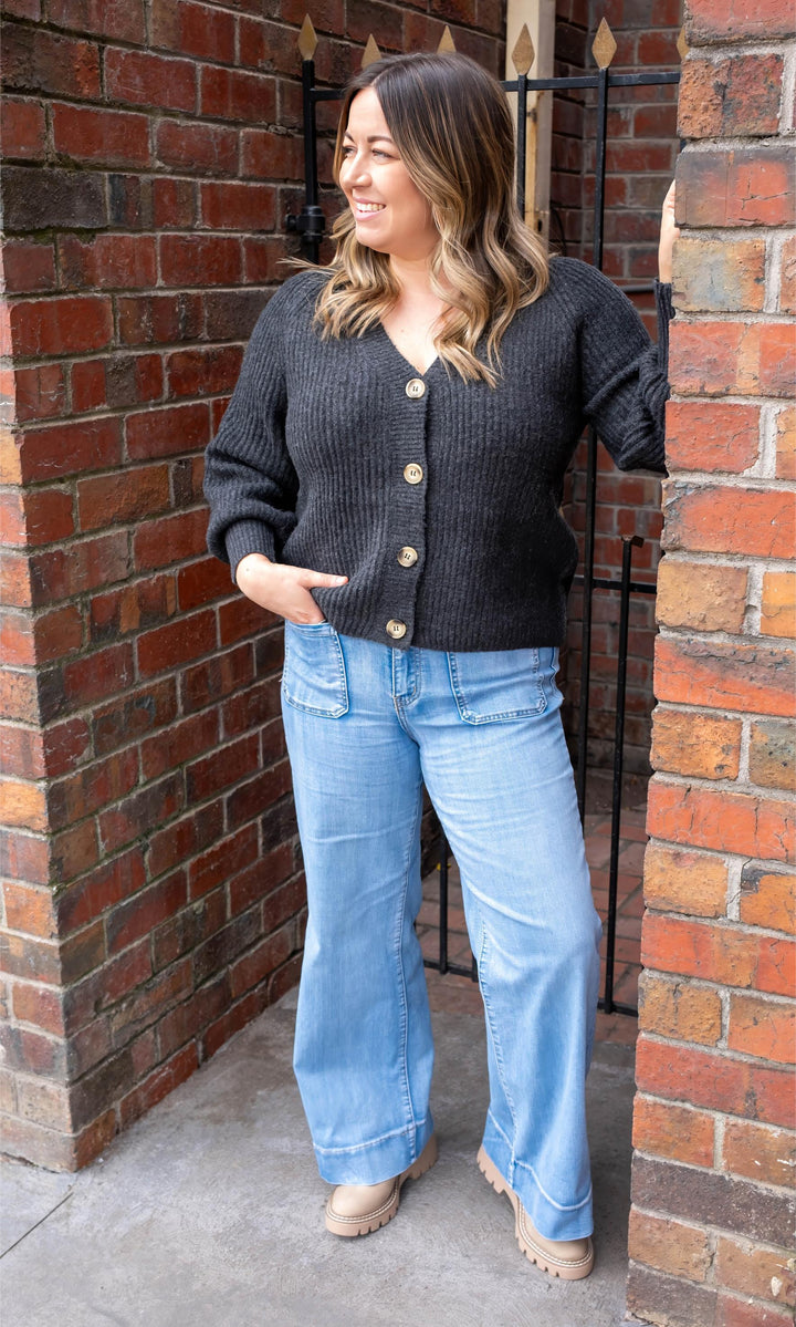 Isle Of Mine - Miru Cardigan Ash