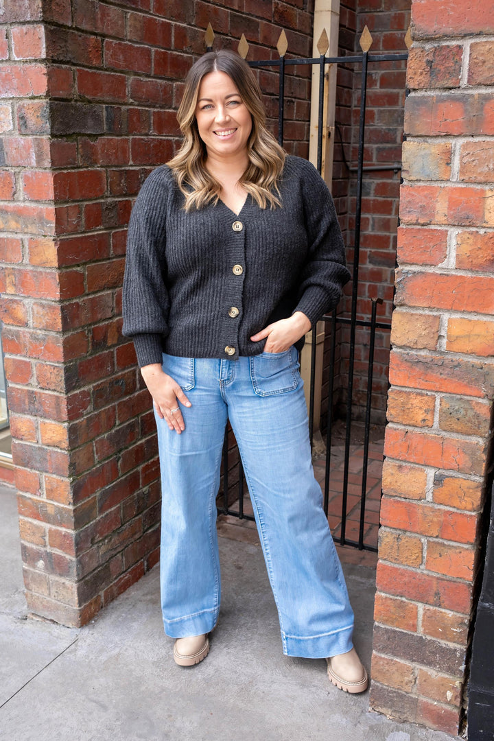 Isle Of Mine - Miru Cardigan Ash