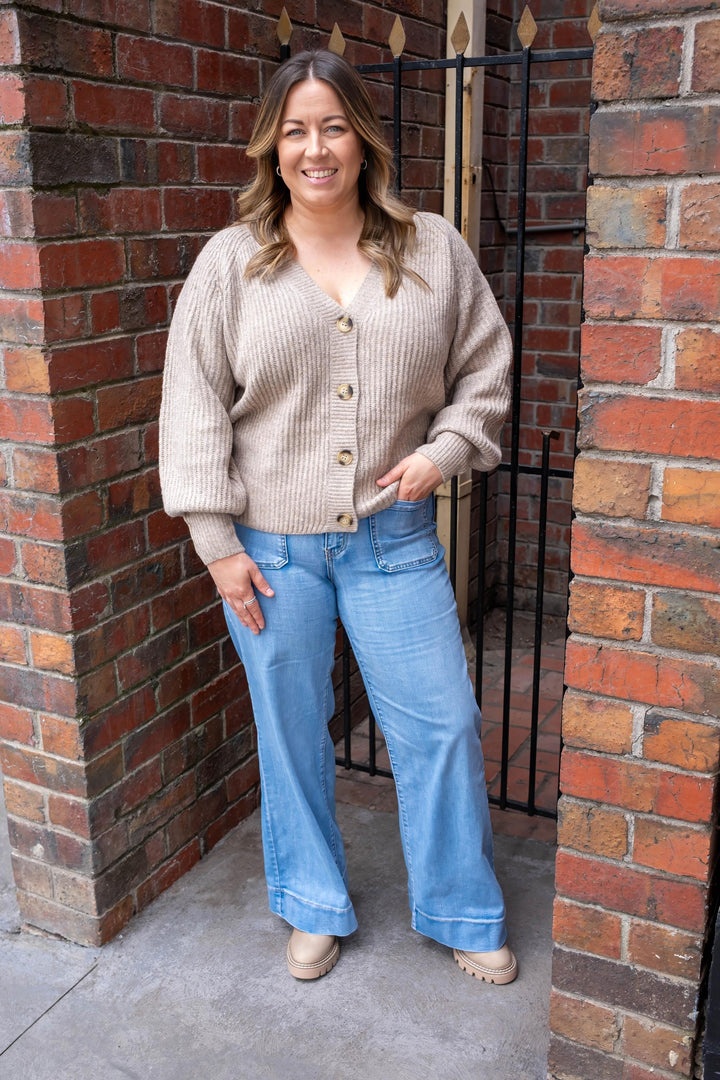 Isle Of Mine - Miru Cardigan Taupe