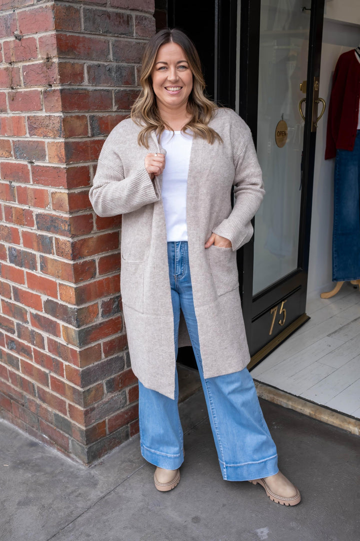 Eb & Ive - Merano Cardigan Flax