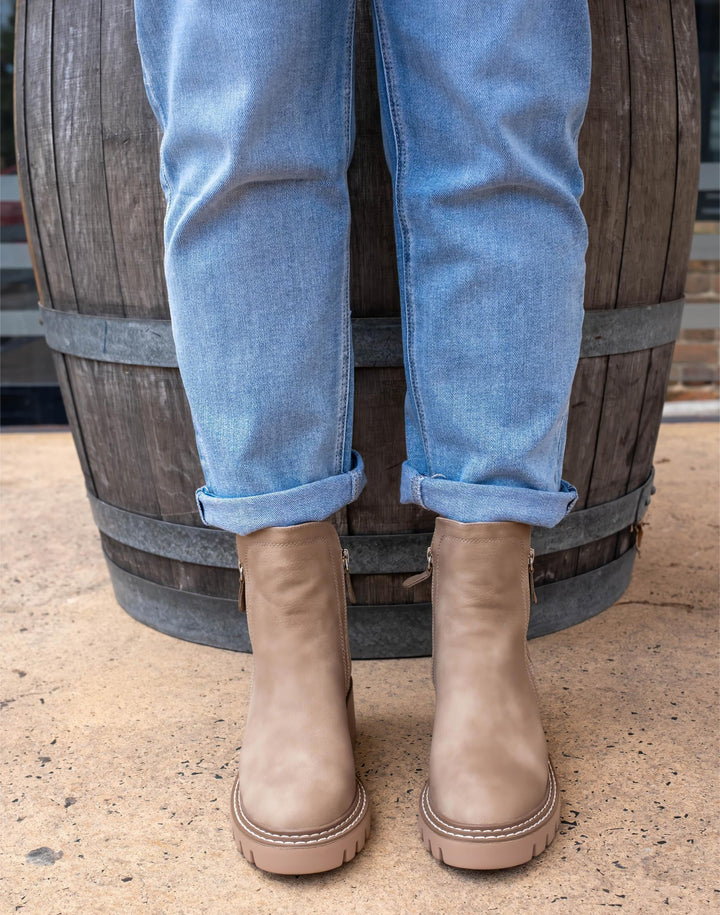 Los Cabos - Vianne Ankle Boot Taupe