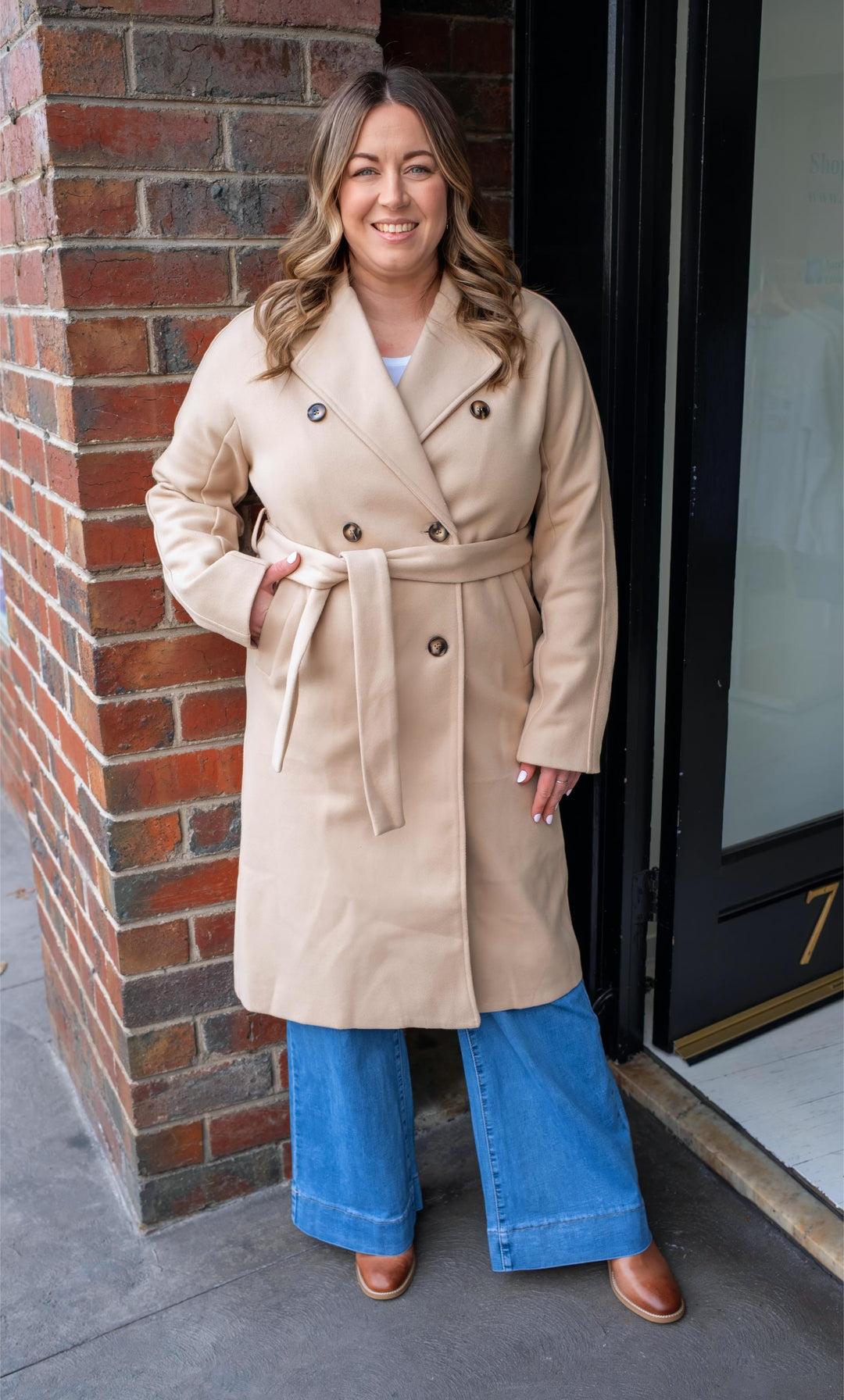 Boston Coat Beige