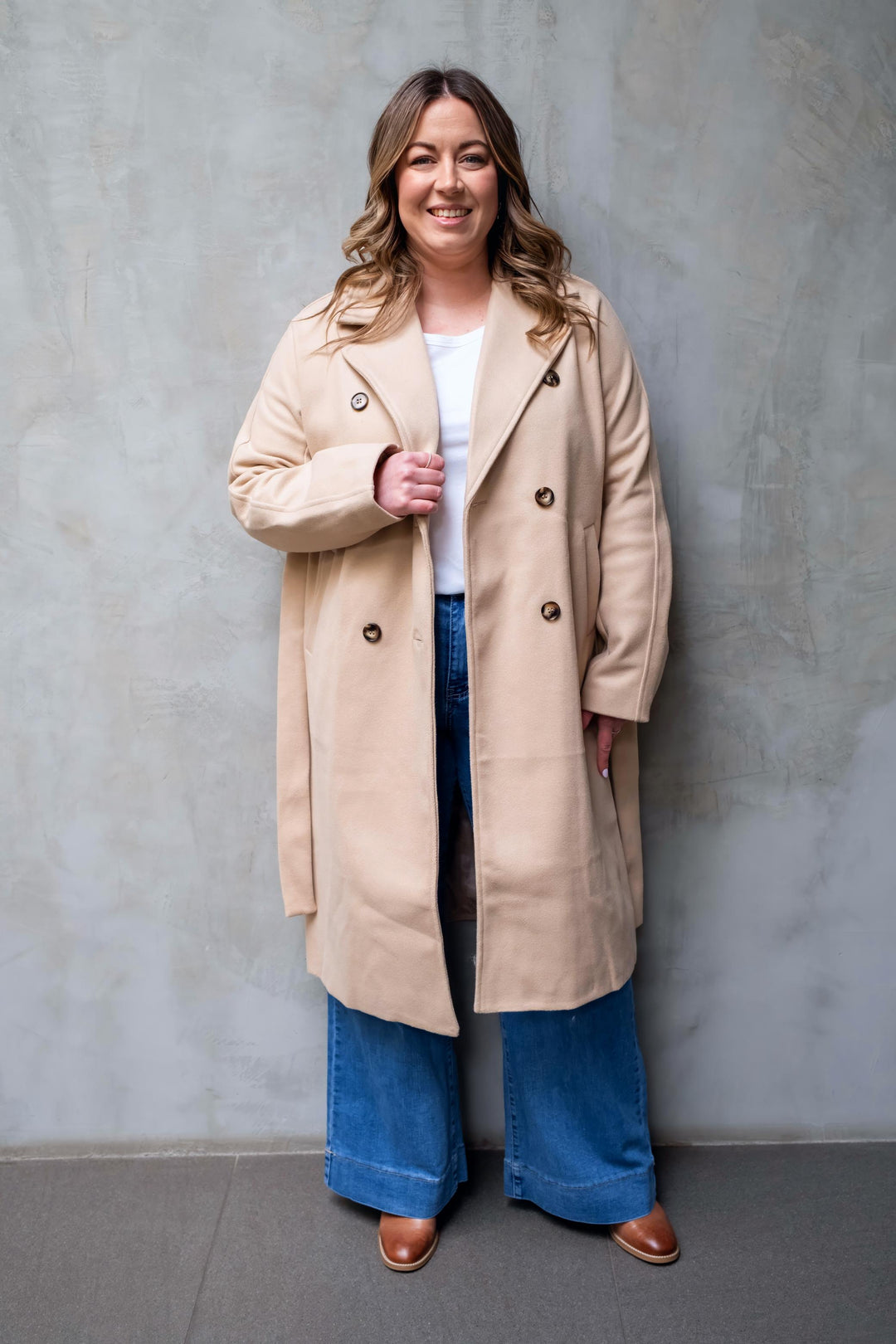 Boston Coat Beige