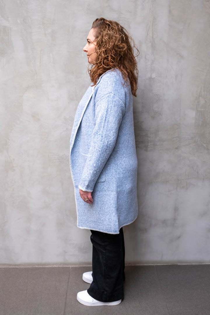 Canyon Coatigan Soft Blue