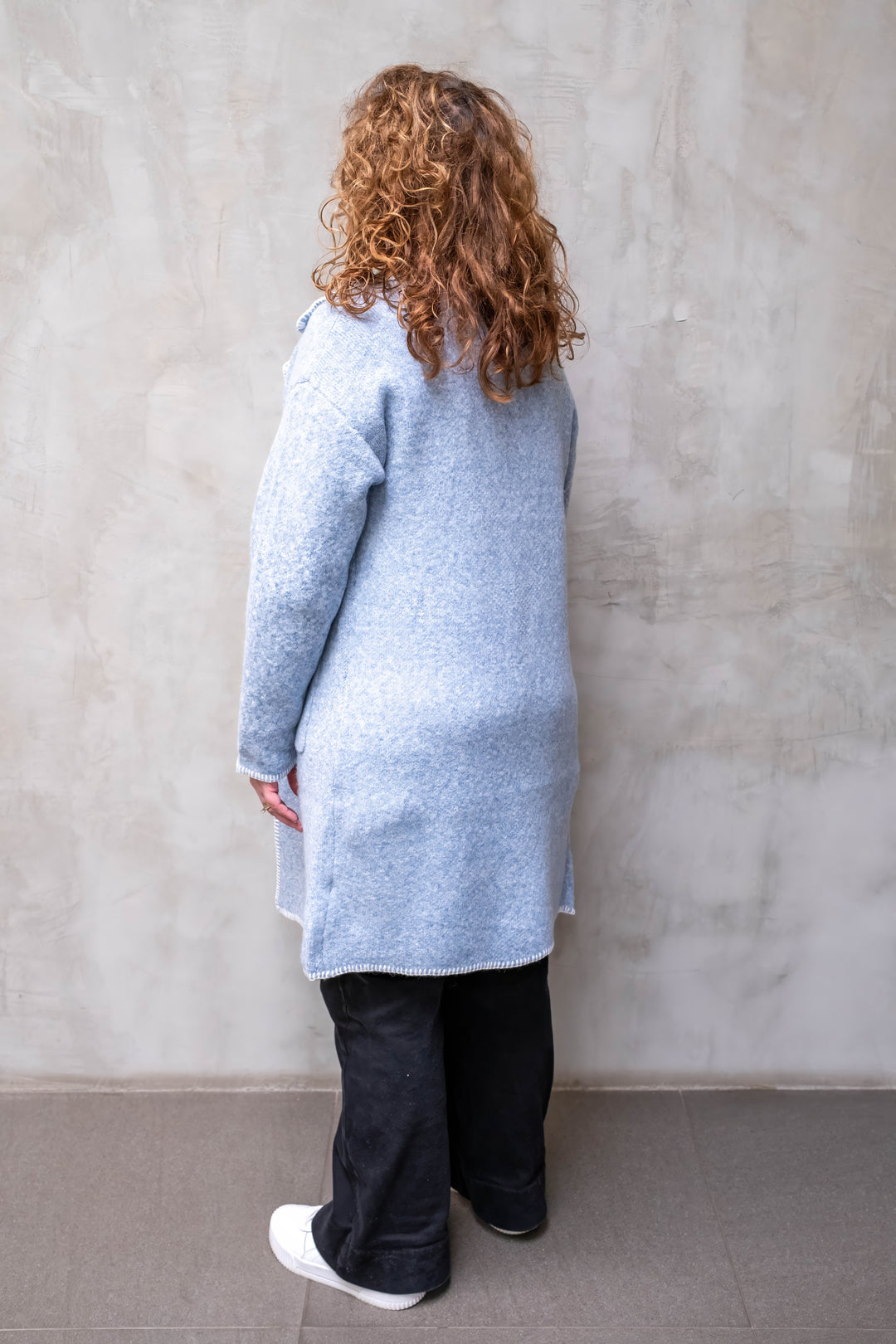 Canyon Coatigan Soft Blue