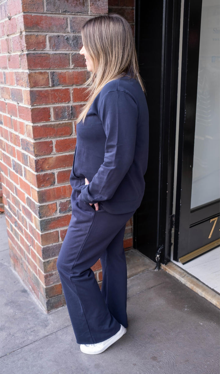 3rd Story - Flinders Wide Leg Sweatpants Ink