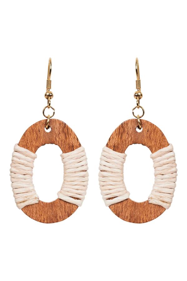 Eb & Ive - Cay Earring Tan/Natural