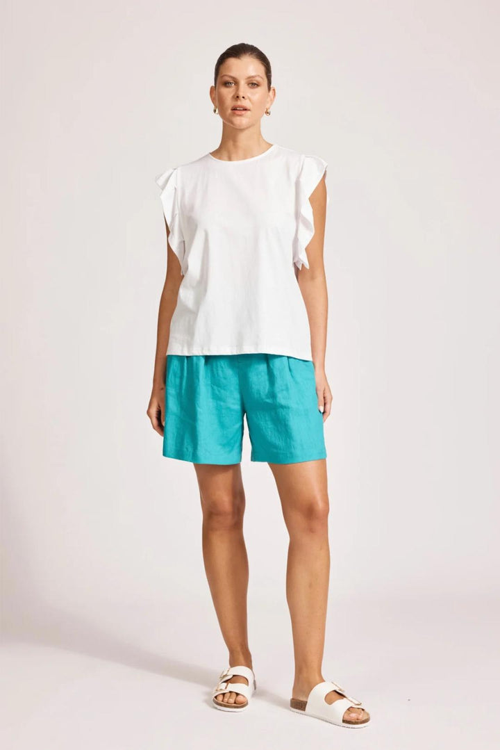 Eb & Ive - Francia Frill Tank White