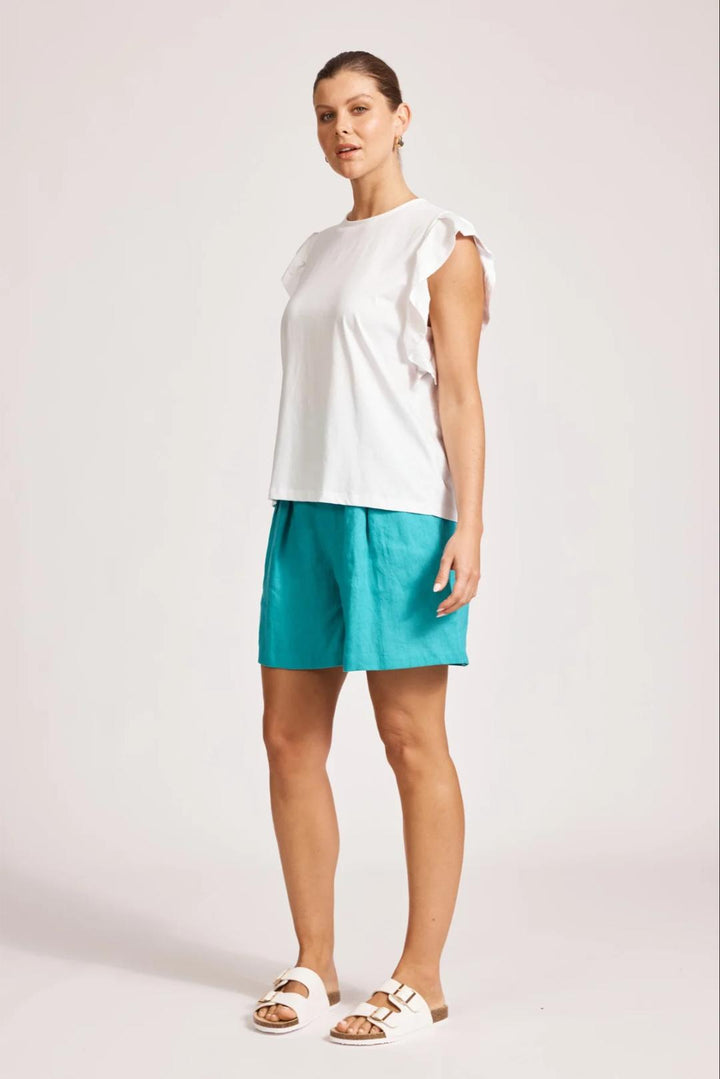 Eb & Ive - Francia Frill Tank White