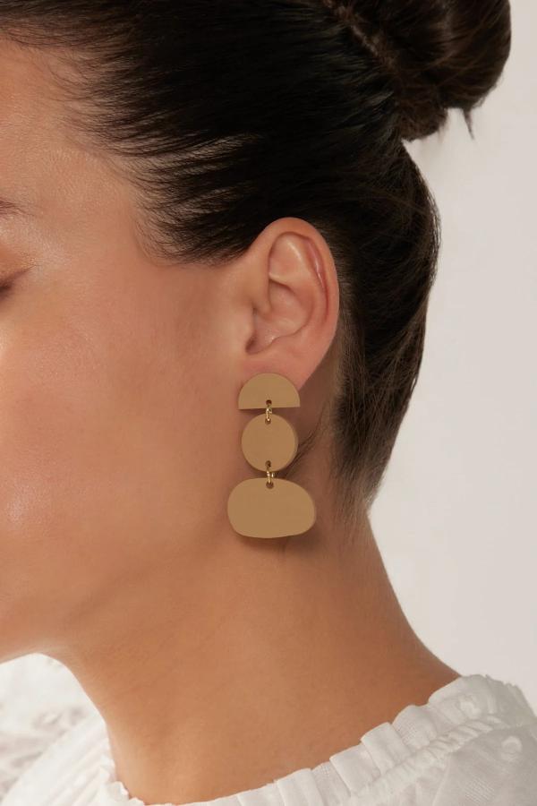 Eb & Ive - Lido Earring Camel