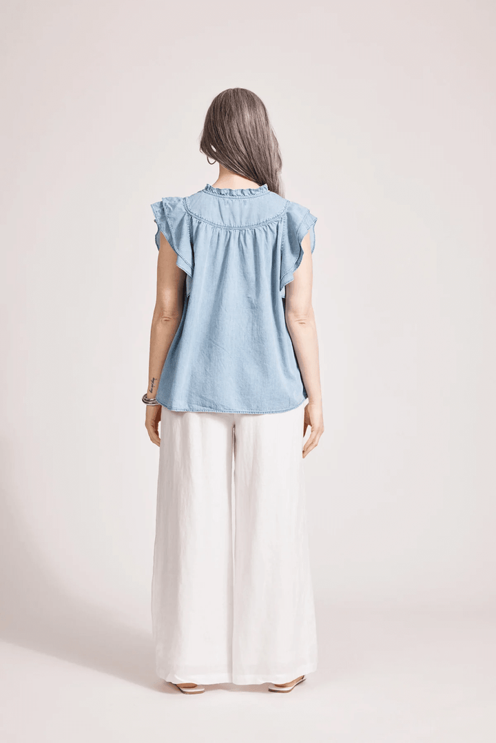 Eb & Ive - Melenia Frill Top Denim
