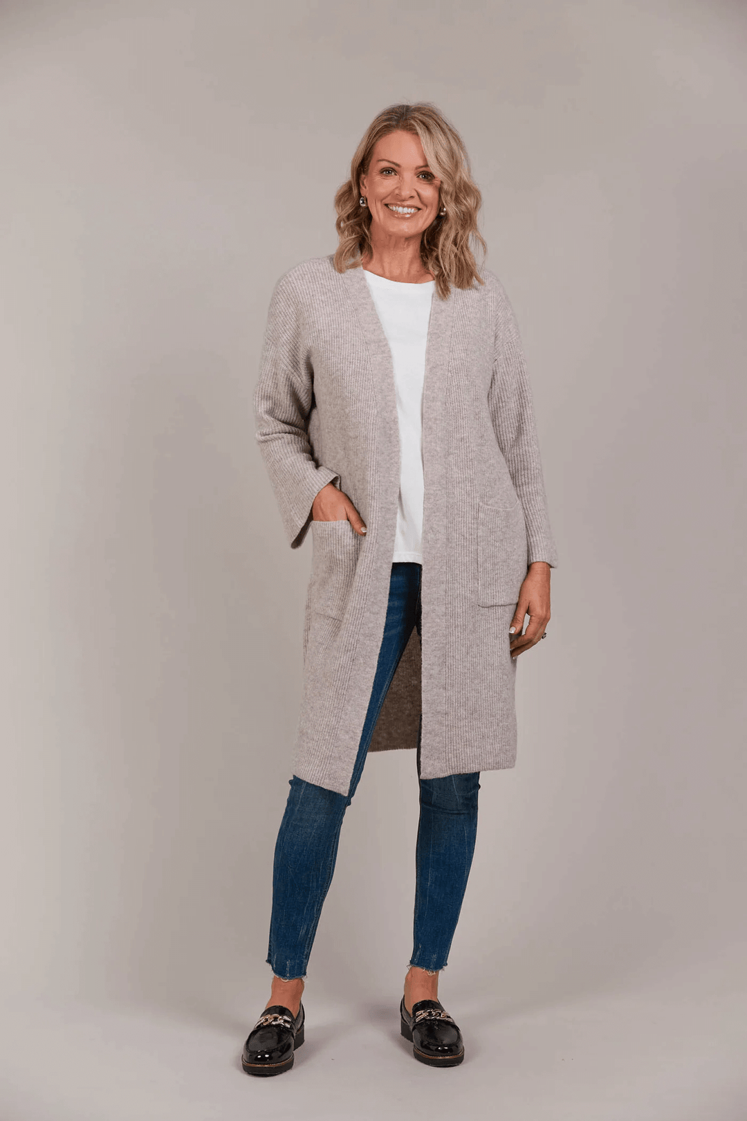 Eb & Ive - Merano Cardigan Flax