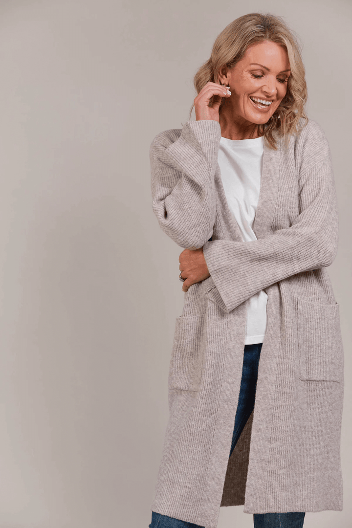 Eb & Ive - Merano Cardigan Flax
