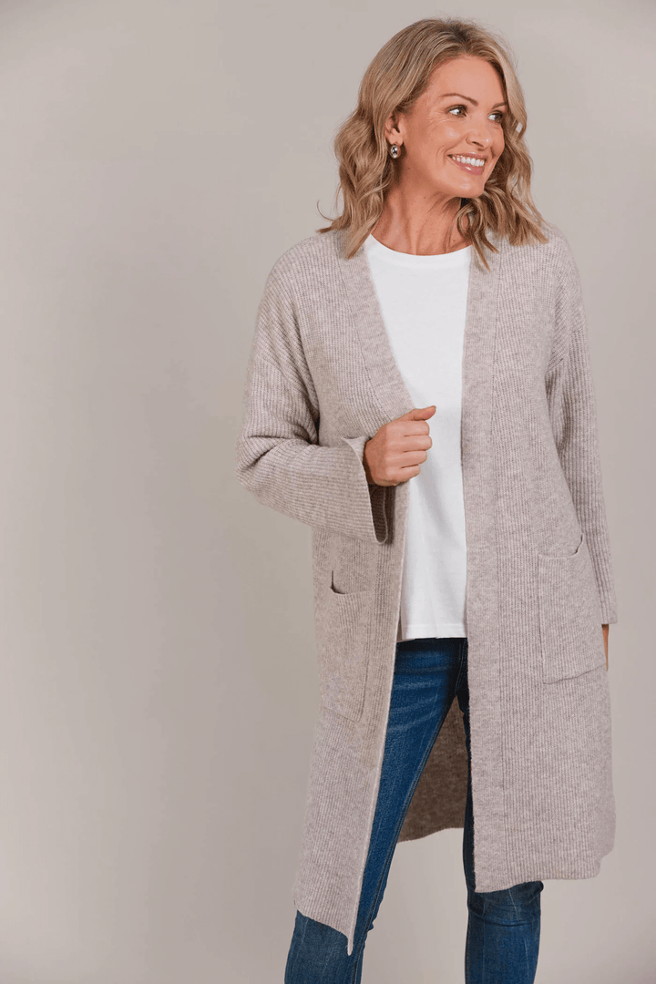Eb & Ive - Merano Cardigan Flax