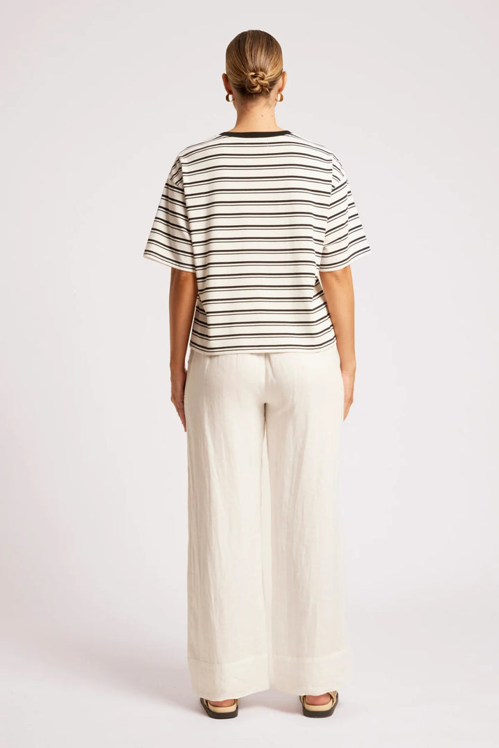 Eb &amp; Ive - Paloma T-Shirt Black / White Stripe