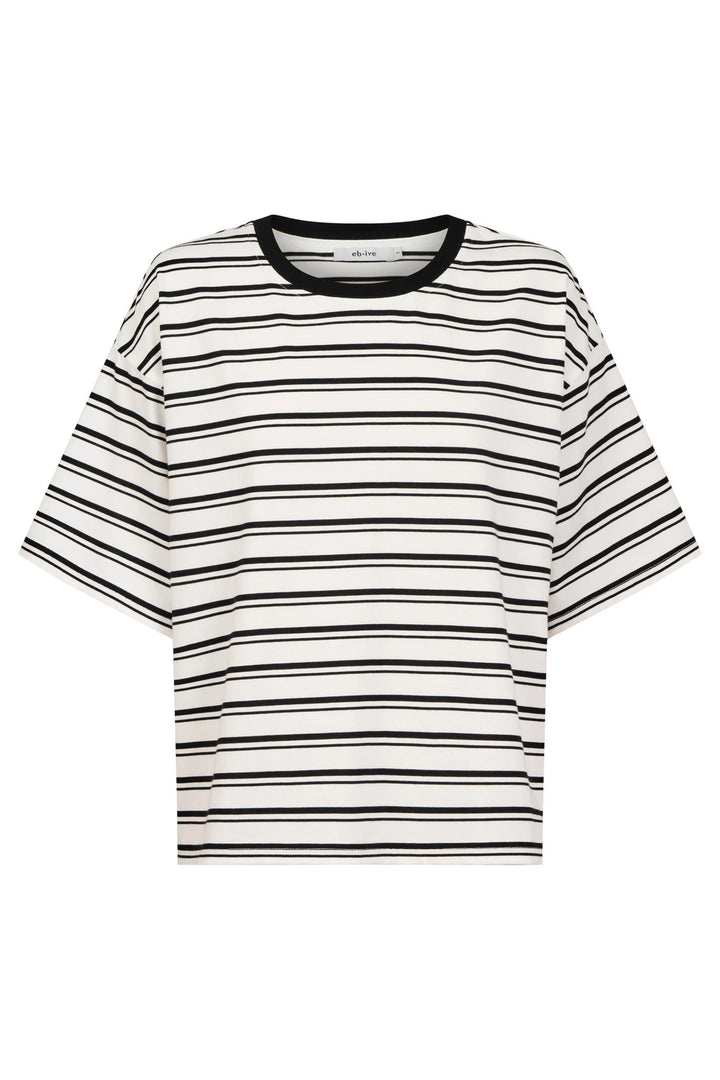 Eb &amp; Ive - Paloma T-Shirt Black / White Stripe