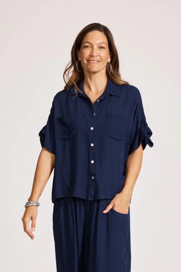 Eb & Ive - Parisio Tie Shirt Indigo