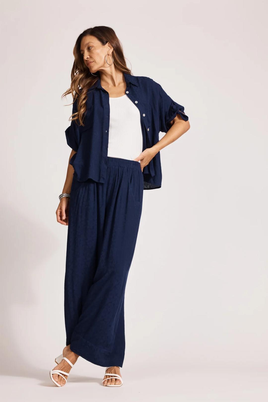 Eb & Ive - Parisio Tie Shirt Indigo