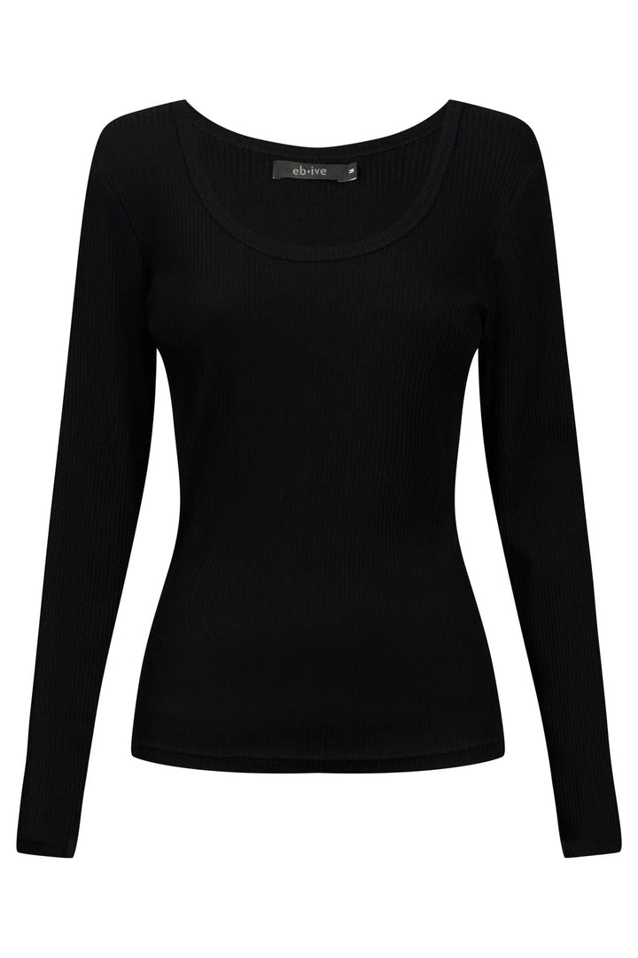 Eb &amp; Ive - Plage Long Sleeve Tshirt Black