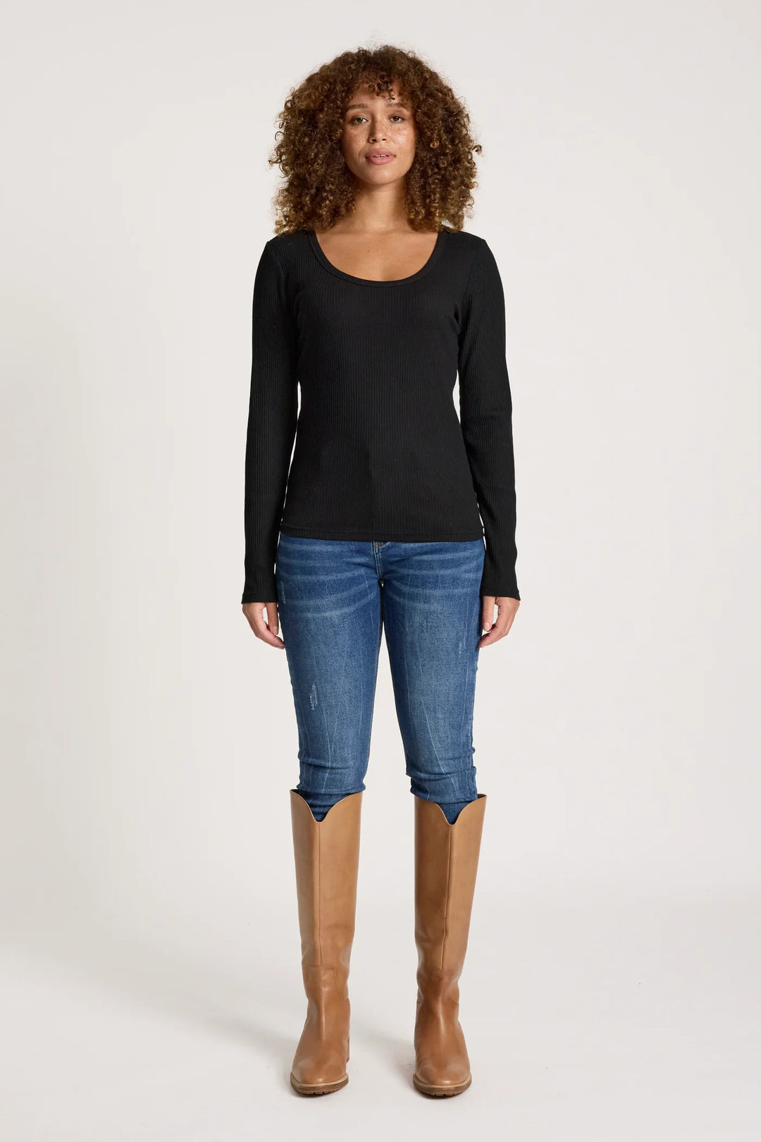 Eb &amp; Ive - Plage Long Sleeve Tshirt Black
