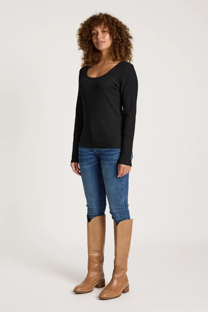 Eb &amp; Ive - Plage Long Sleeve Tshirt Black