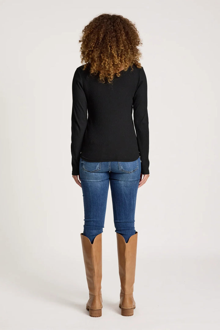 Eb &amp; Ive - Plage Long Sleeve Tshirt Black