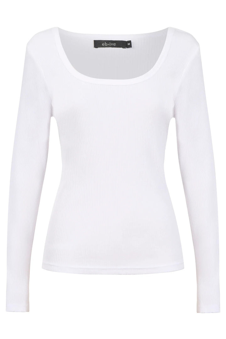 Eb &amp; Ive - Plage Long Sleeve Tshirt White
