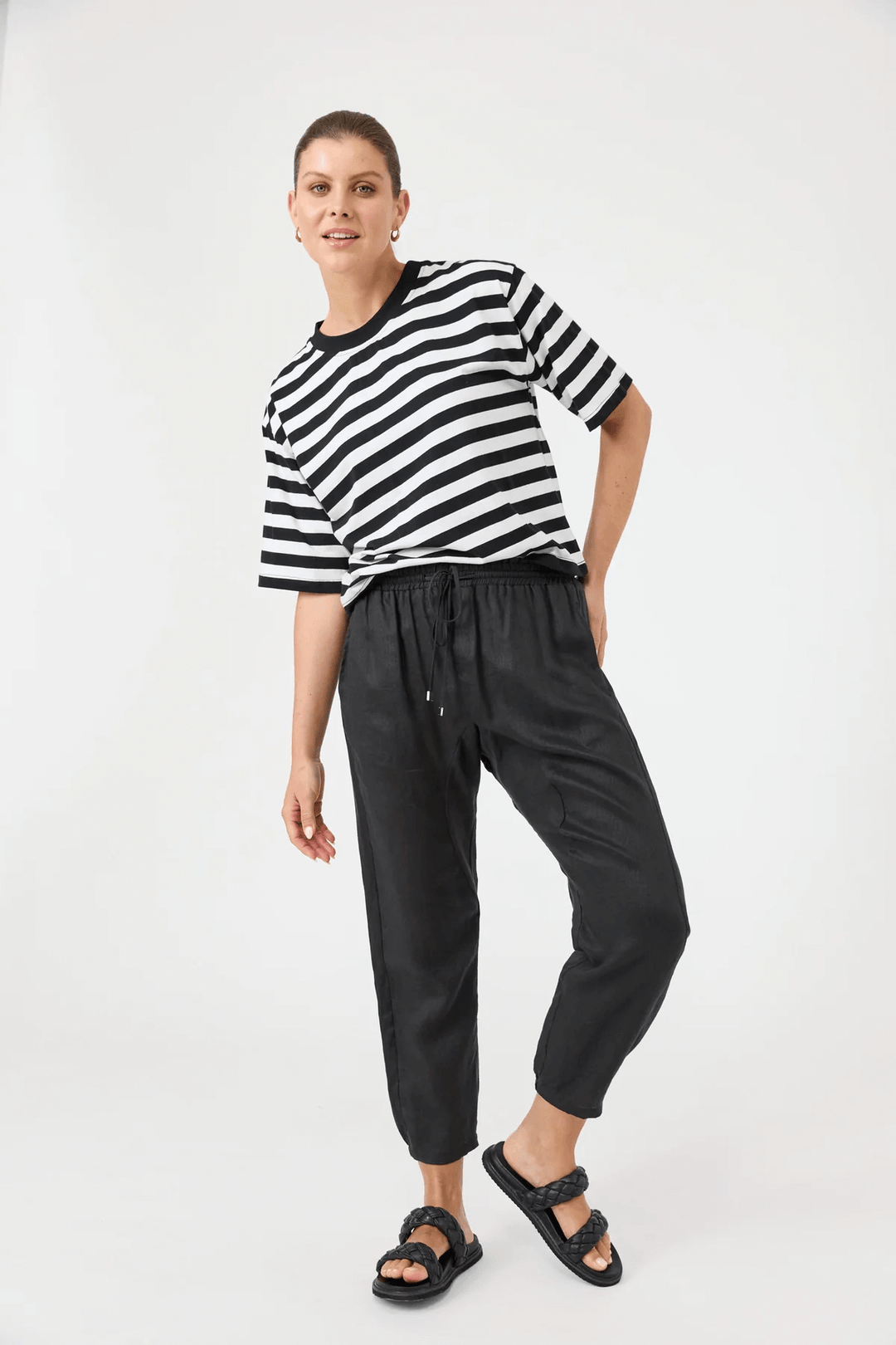 Eb & Ive - Studio Relaxed Pant Ebony