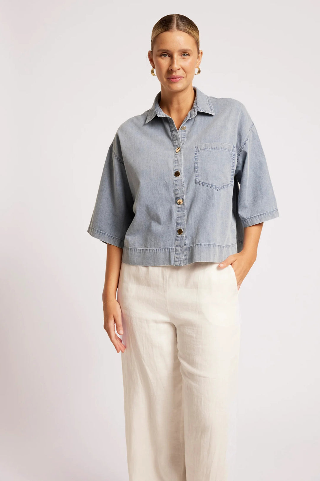 Eb &amp; Ive - Roam Shirt Denim
