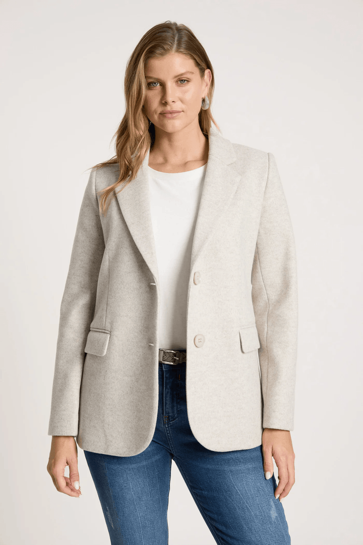 Eb &amp; Ive - Sable Blazer Bisque