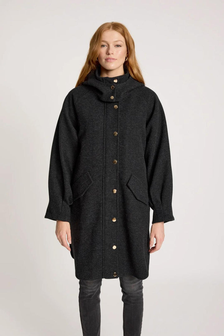 Eb &amp; Ive - Sable Hood Jacket Char