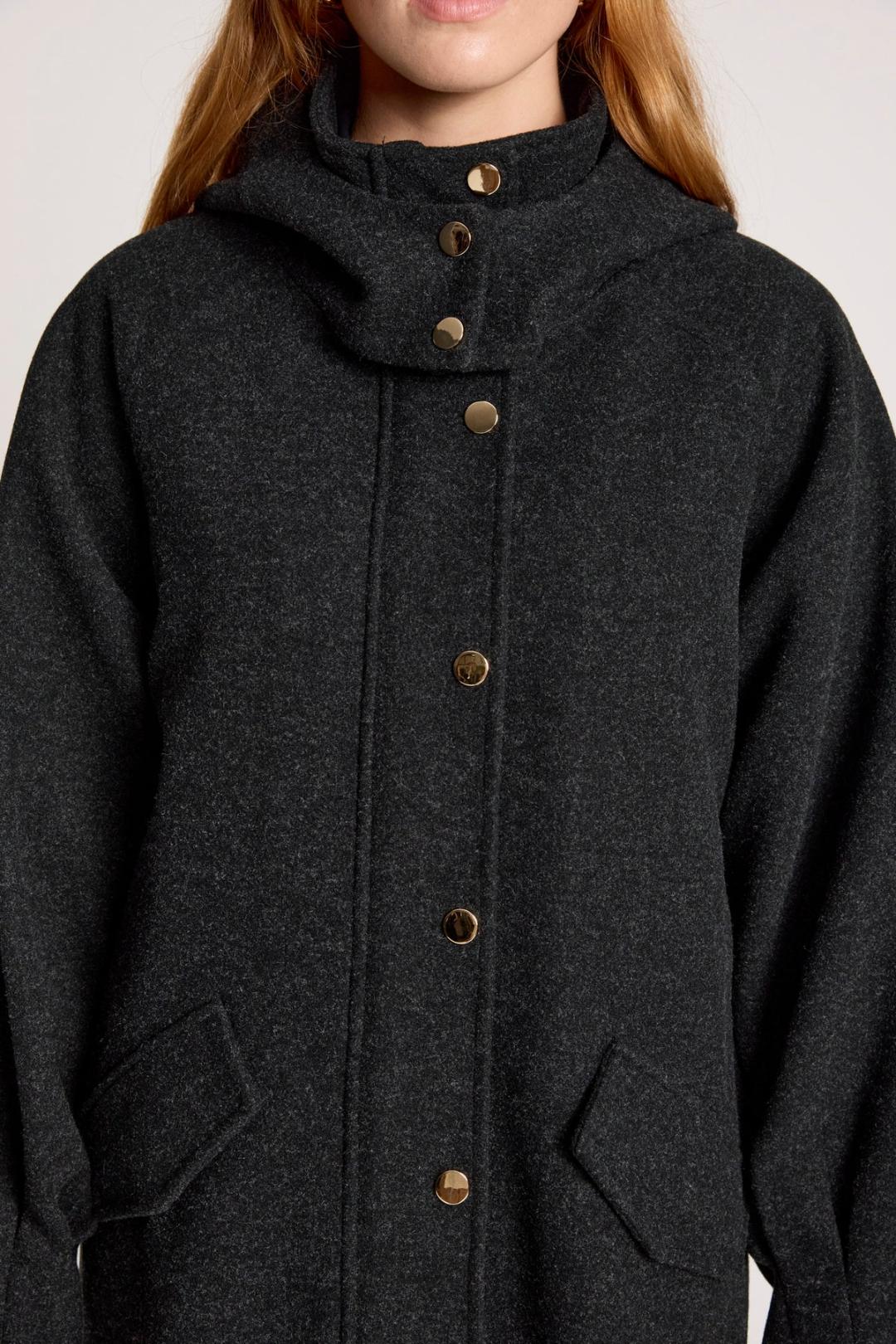 Eb &amp; Ive - Sable Hood Jacket Char
