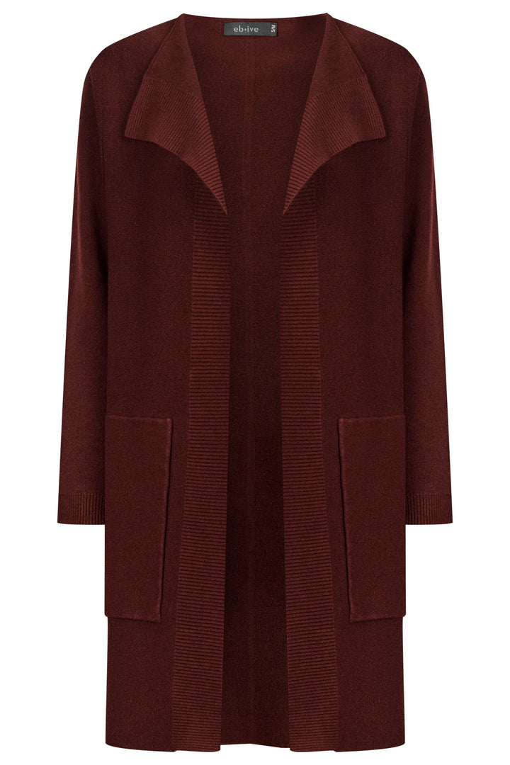 Eb &amp; Ive - Samira Cardigan Mahogany