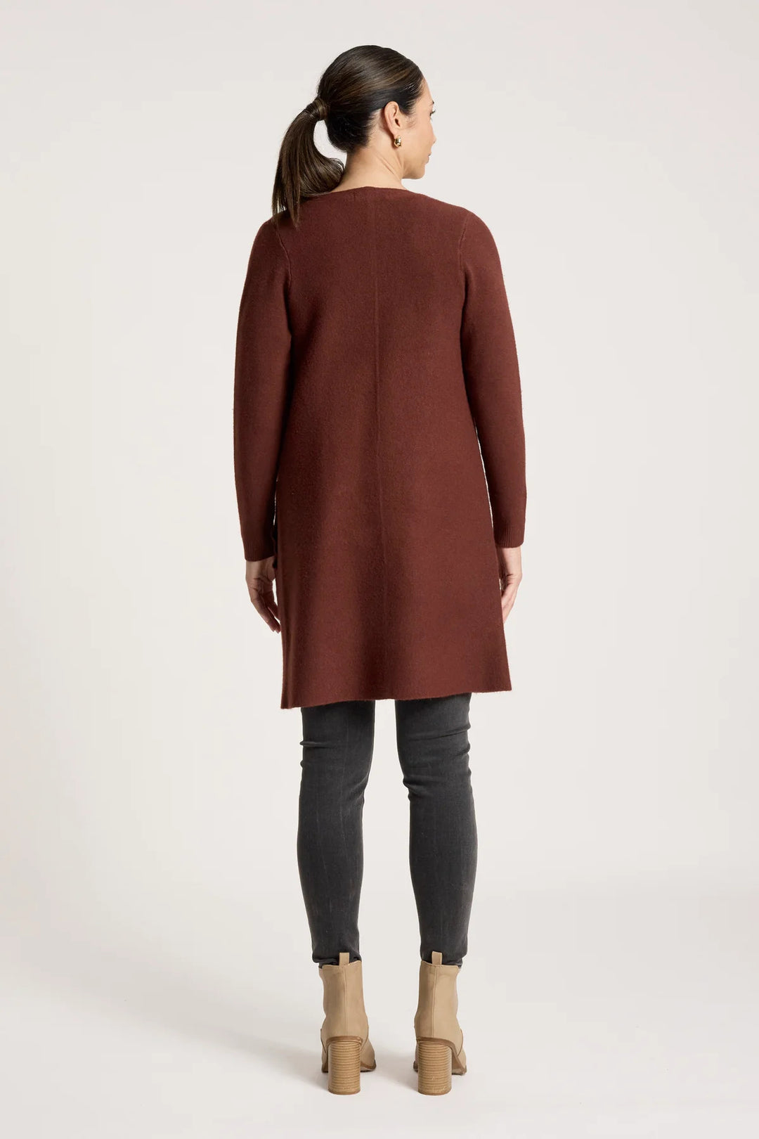 Eb &amp; Ive - Samira Cardigan Mahogany