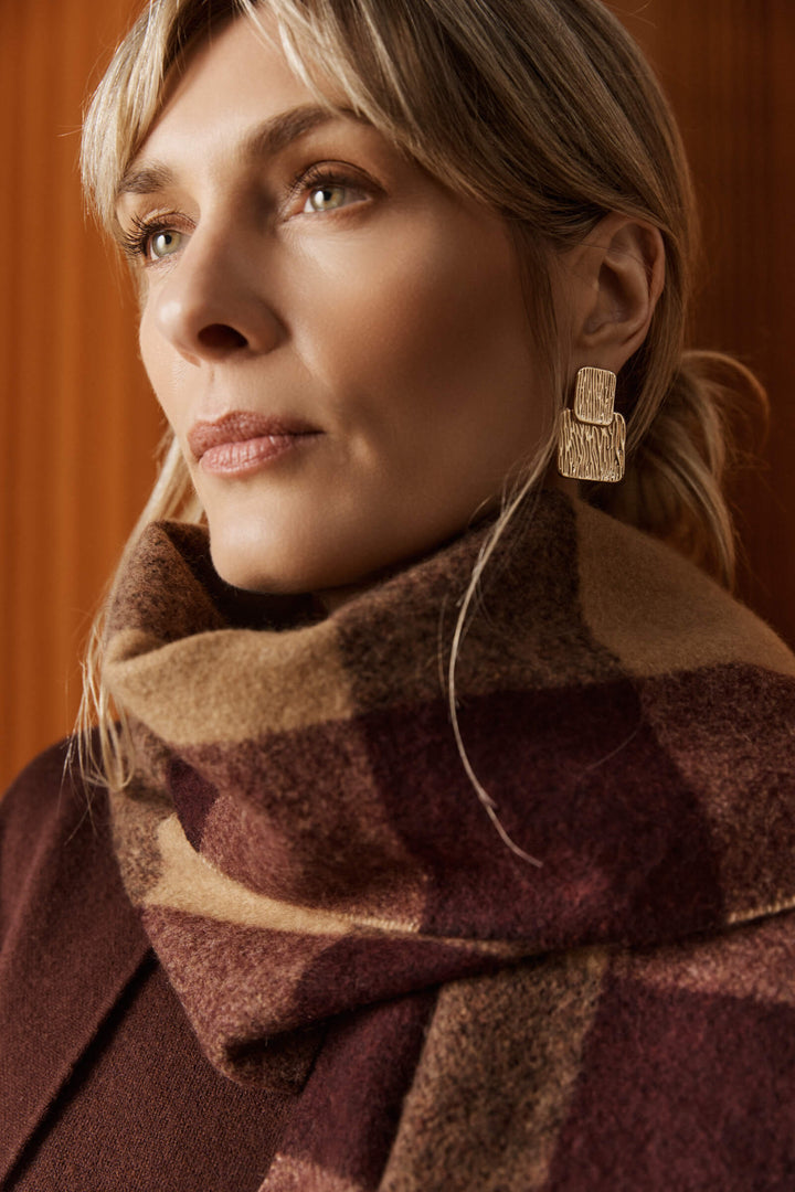 Eb &amp; Ive - Sansi Cube Earring Gold