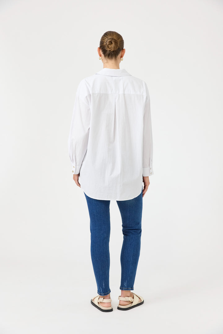 Eb & Ive - Studio Oversized Shirt White