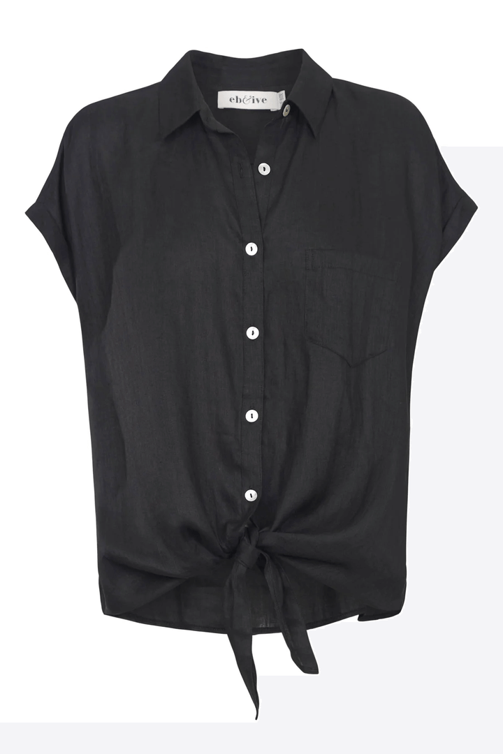 Eb & Ive - Studio Tie Shirt Ebony