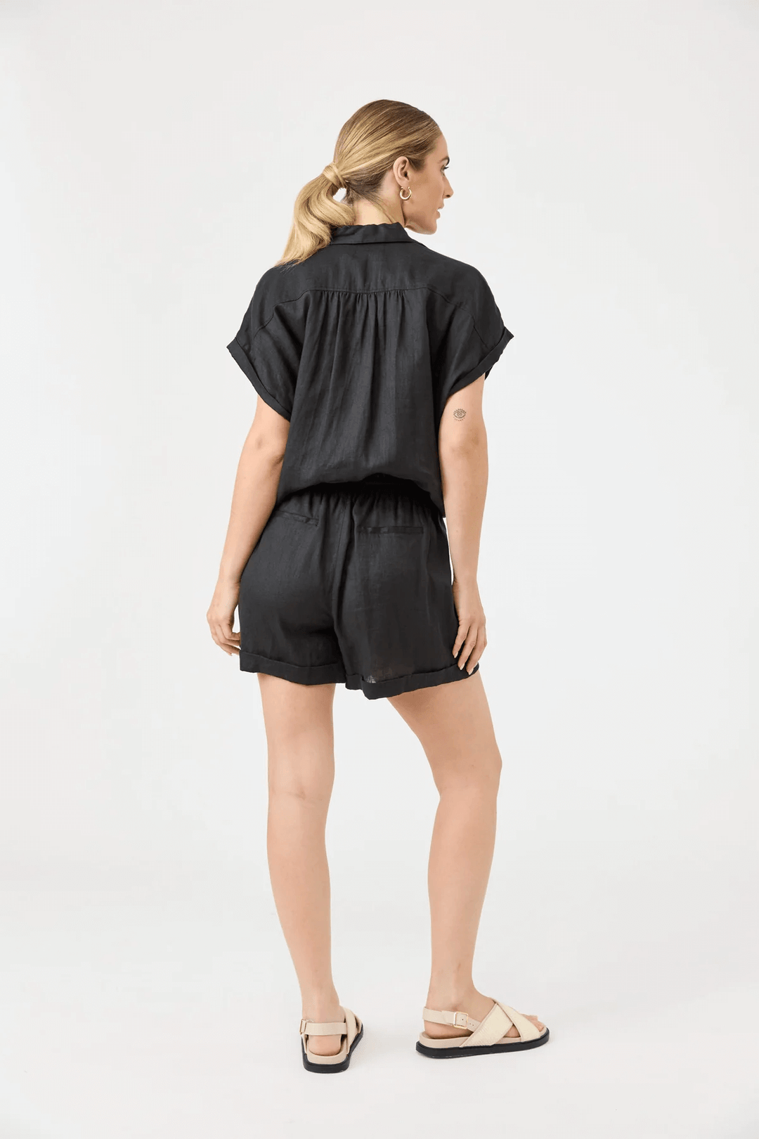 Eb & Ive - Studio Tie Shirt Ebony