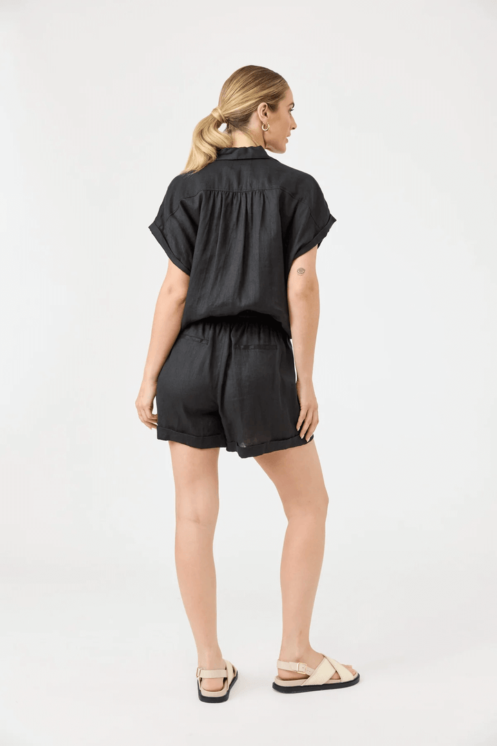 Eb & Ive - Studio Tie Shirt Ebony