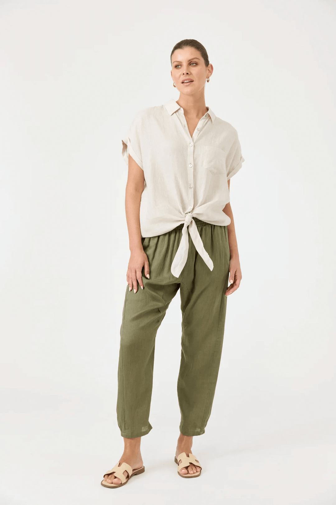 Eb & Ive - Studio Tie Shirt Tusk