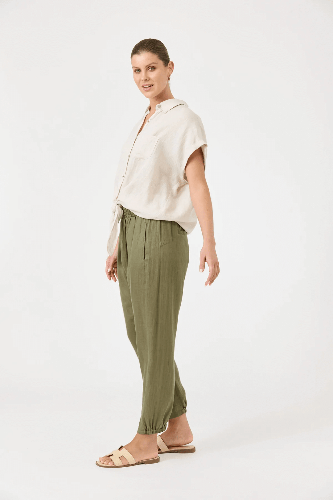 Eb & Ive - Studio Tie Shirt Tusk