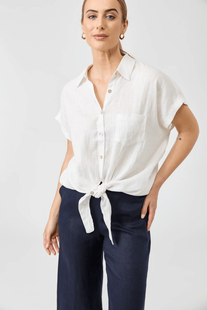 Eb & Ive - Studio Tie Shirt Salt