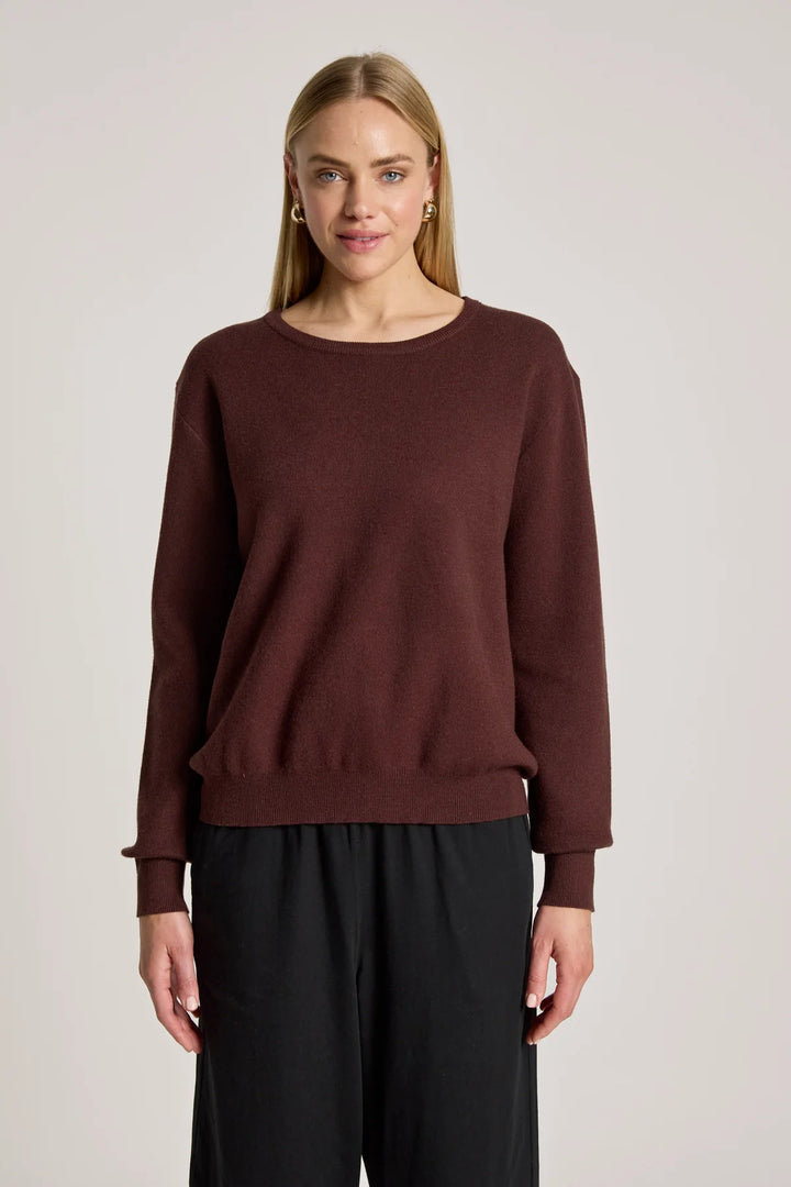 Eb &amp; Ive - Zala Jumper Mahogany