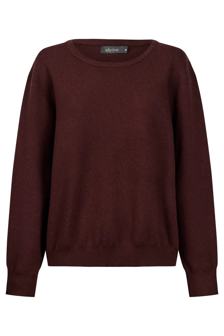 Eb &amp; Ive - Zala Jumper Mahogany