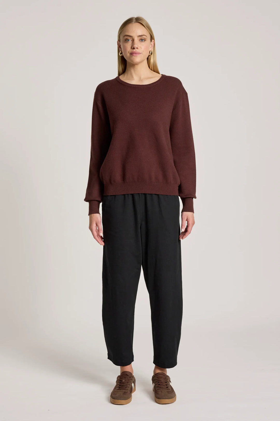 Eb &amp; Ive - Zala Jumper Mahogany