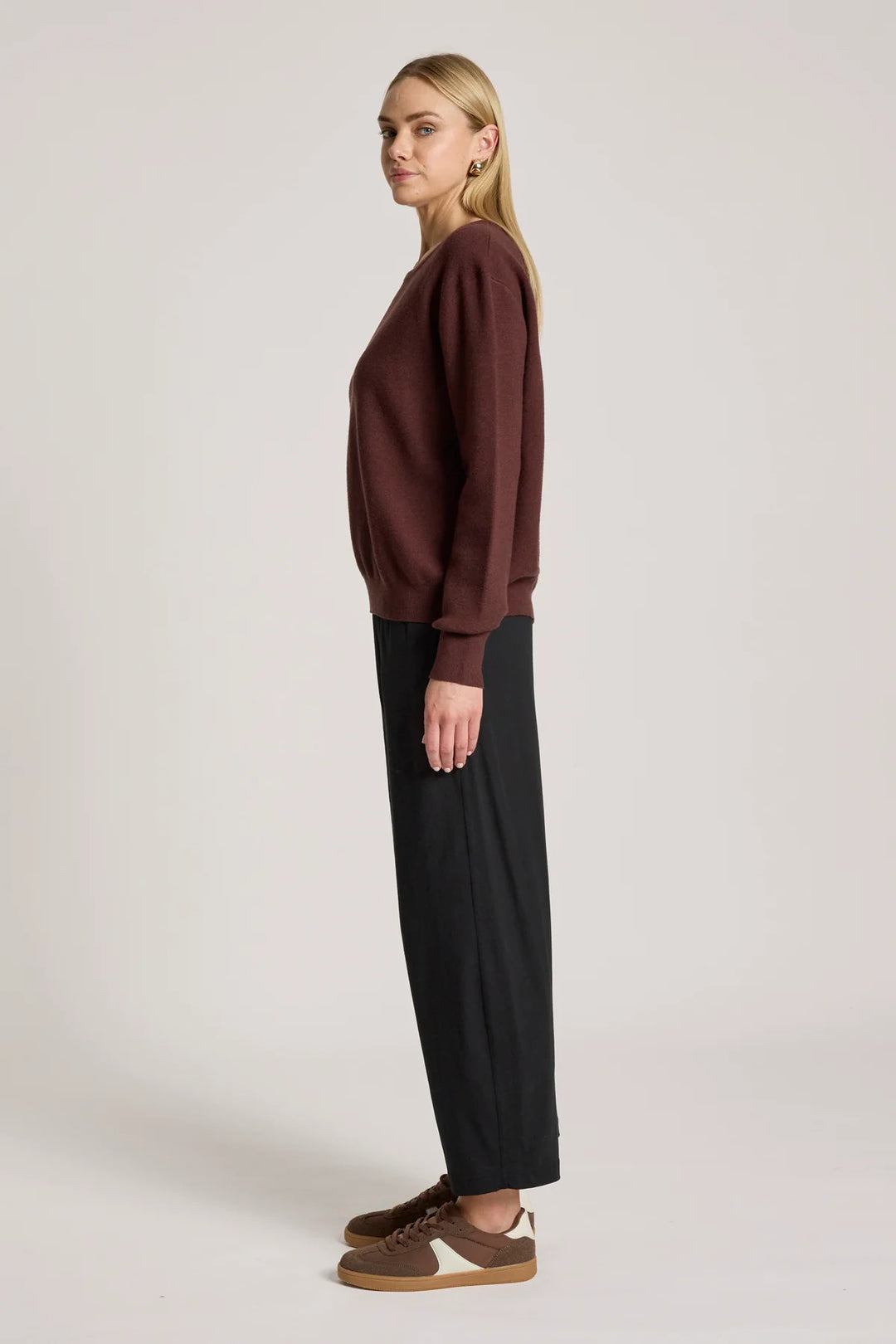 Eb &amp; Ive - Zala Jumper Mahogany