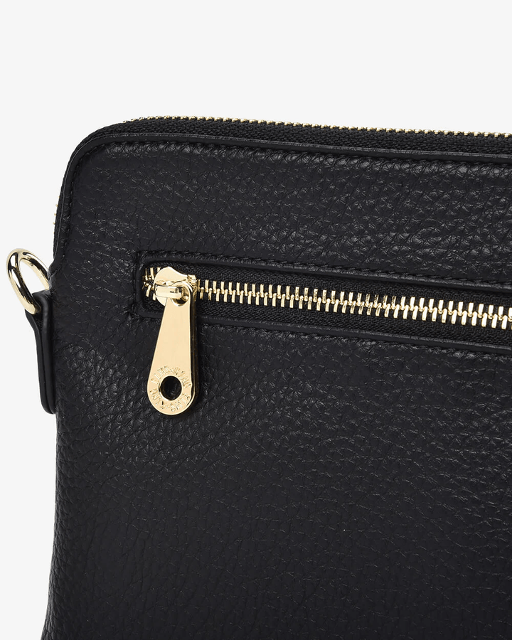Elms + King - Bowery Crossbody Wallet Black