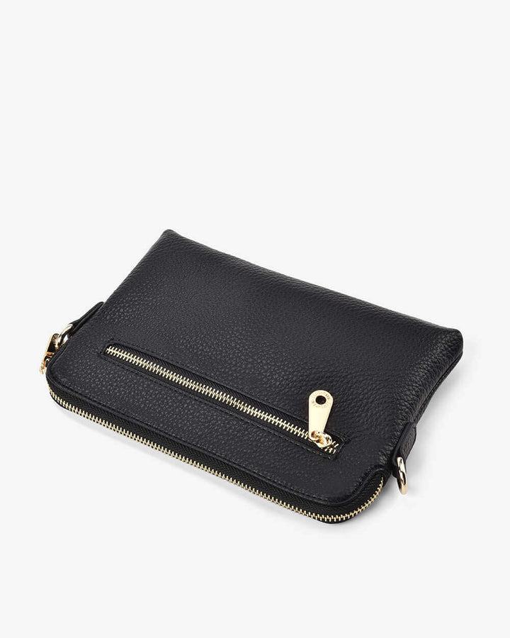 Elms + King - Bowery Crossbody Wallet Black
